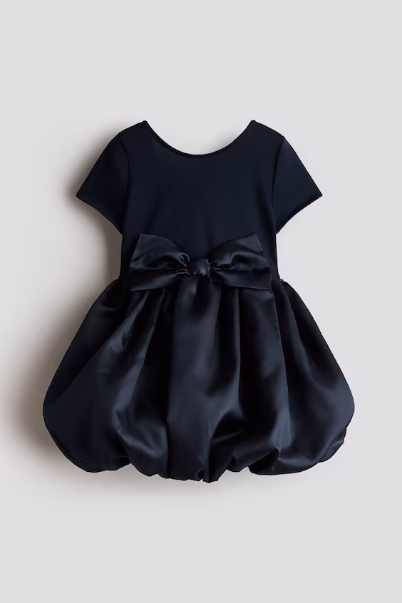 Платье с пышной юбкой и бантом h&m