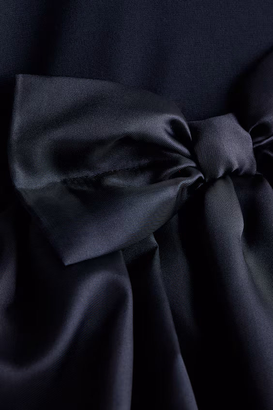 Платье с пышной юбкой и бантом h&m