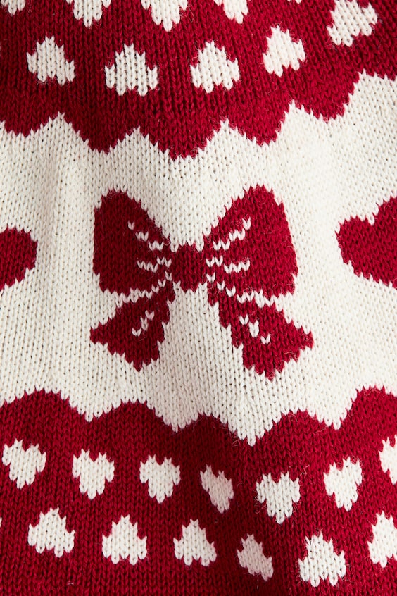 Свитер из жаккардового хлопка