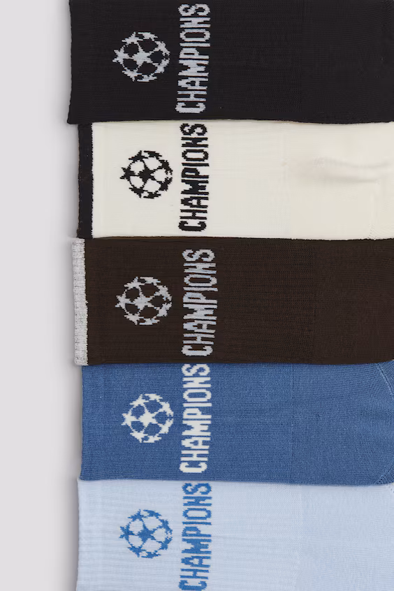 Набор из 5 пар носков с мотивами uefa champions league®