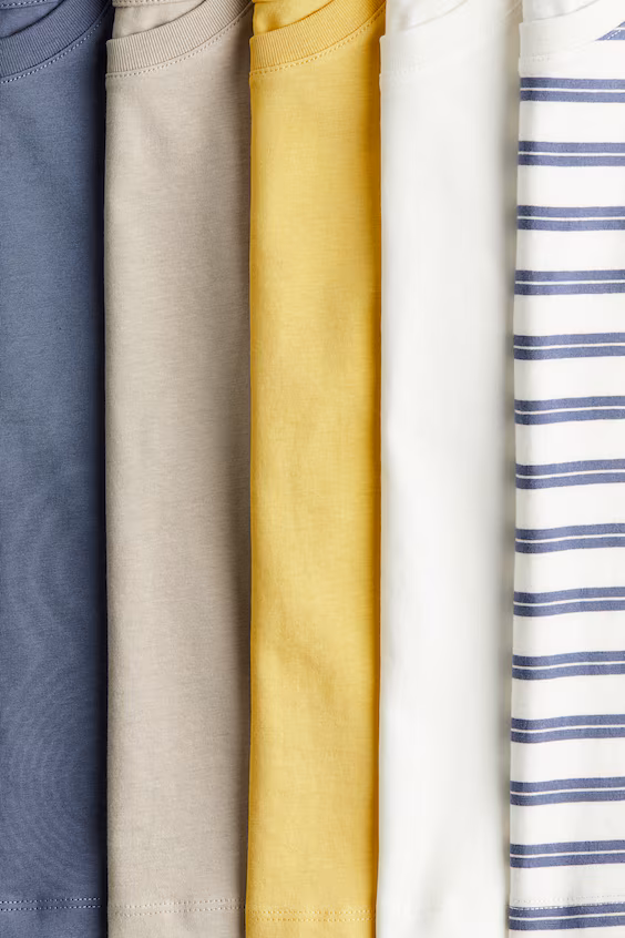 Пакет из 5 хлопковых футболок