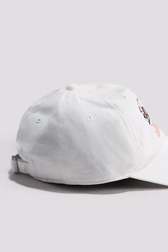Бейсболка из хлопкового холста с узором