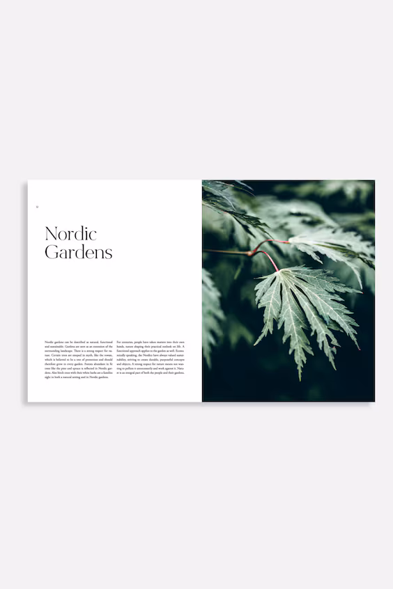 Дизайн nordic garden h&m