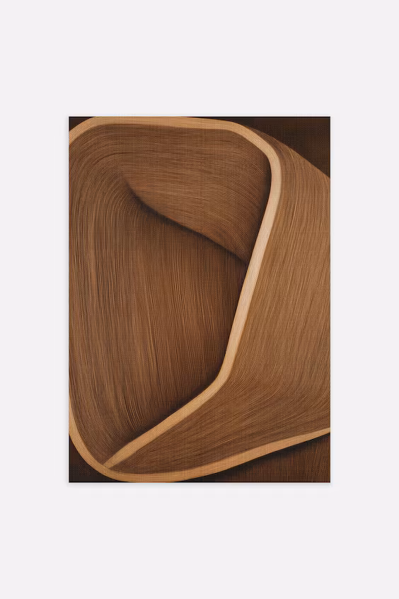 Постер caramel lines