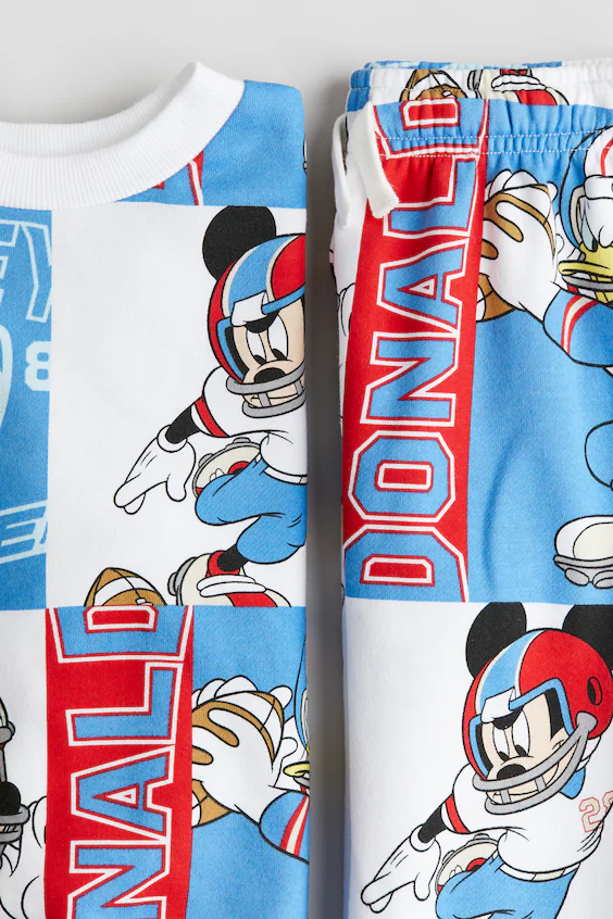 Набор из 2 предметов из принтованного мольтона