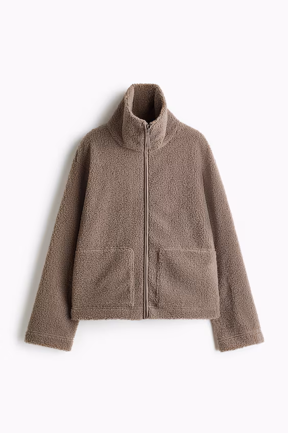 Тедди-куртка h&m