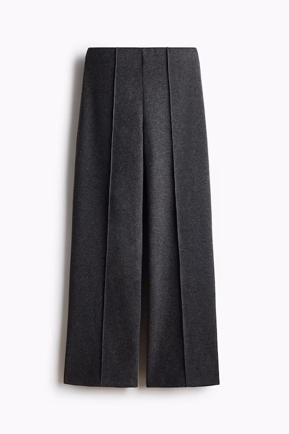 Брюки с защипами спереди h&m