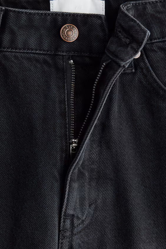 Джинсы bootcut с высокой посадкой на талии