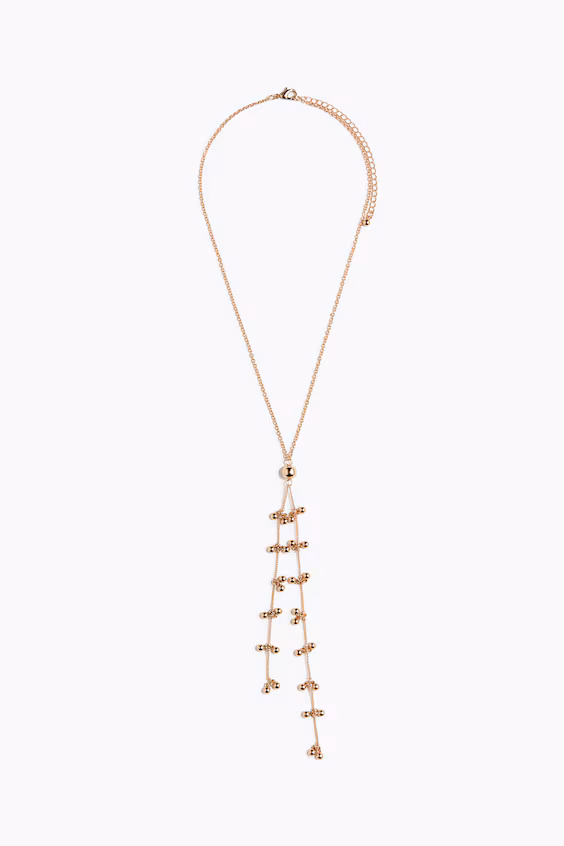 Длинное колье h&m