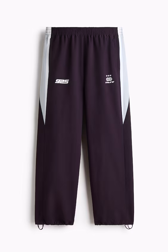 Спортивные брюки с узорами relaxed fit