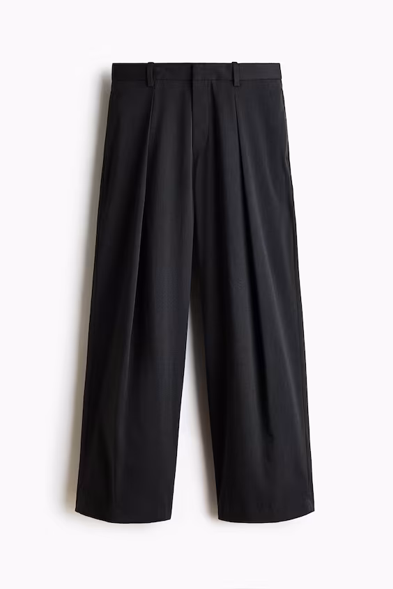 Классические брюки свободного кроя h&m