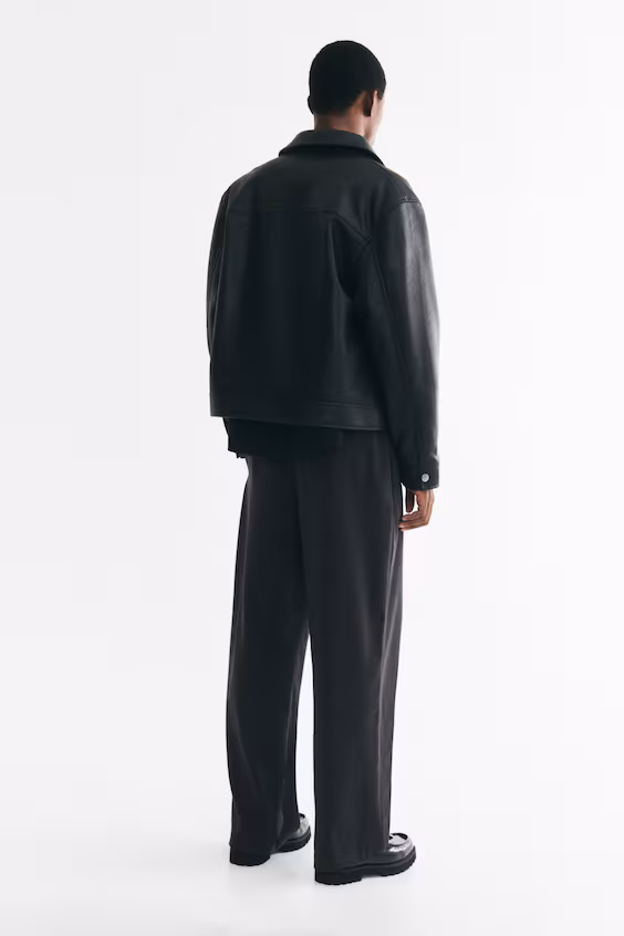 Классические брюки свободного кроя h&m