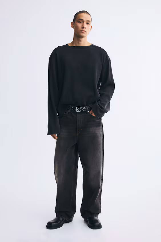 Свободные джинсы baggy
