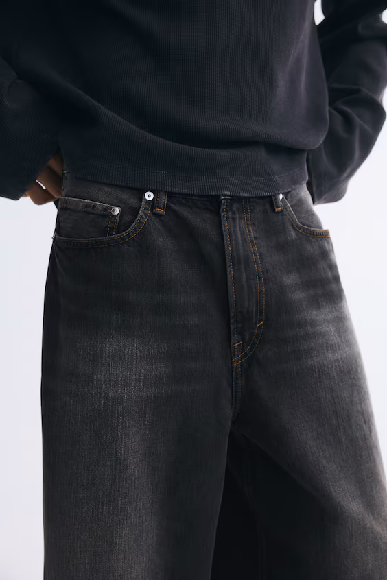 Свободные джинсы baggy