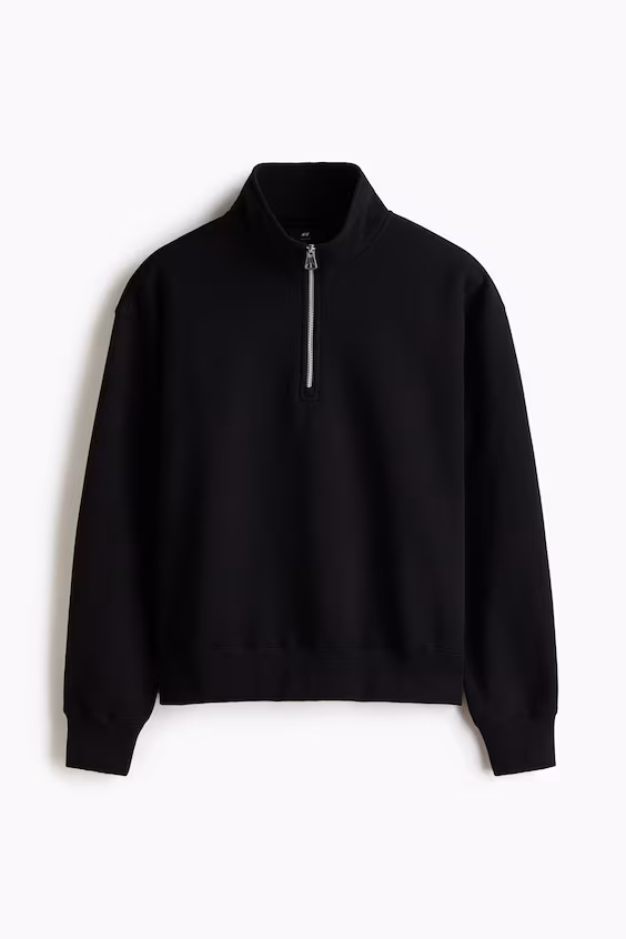 Свитшот на молнии комфортного кроя relaxed fit