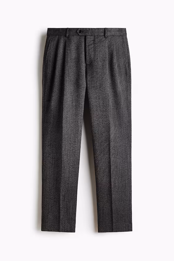 Классические брюки из шерсти regular fit h&m