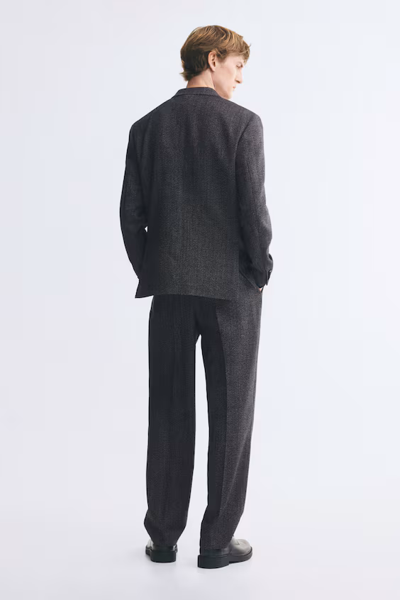 Классические брюки из шерсти regular fit h&m