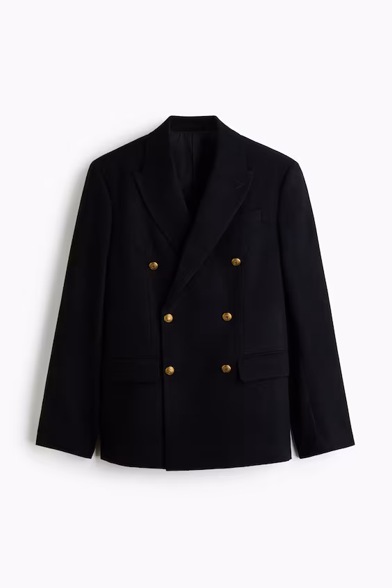 Комфортное пальто из смесовой шерсти h&m