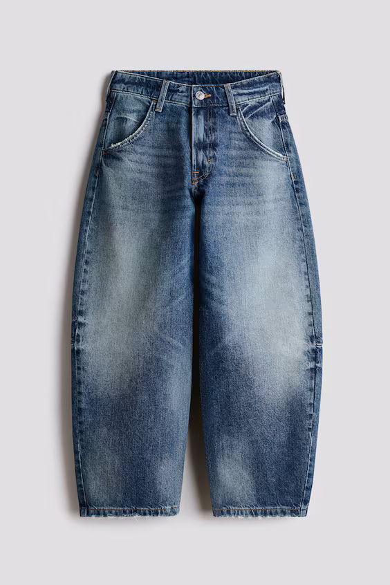 Джинсы свободного кроя barrel fit