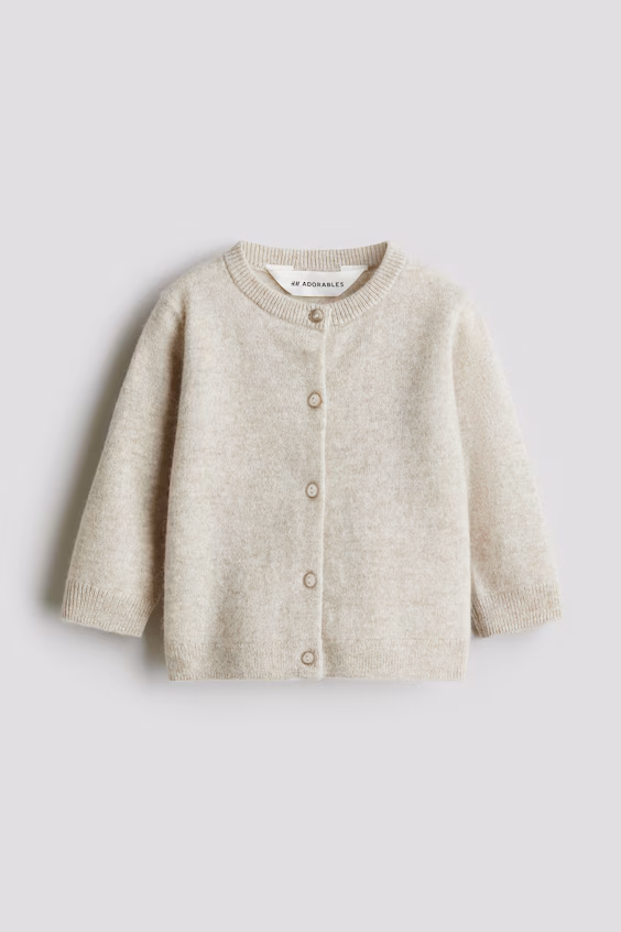 Кардиган из кашемировой ткани h&m