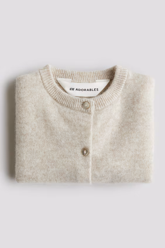 Кардиган из кашемировой ткани h&m