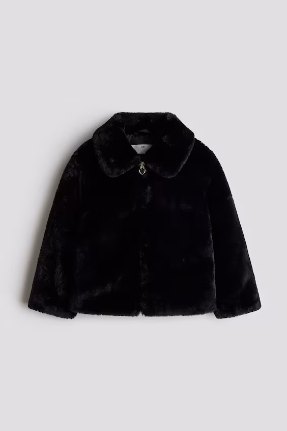 Пушистая куртка h&m