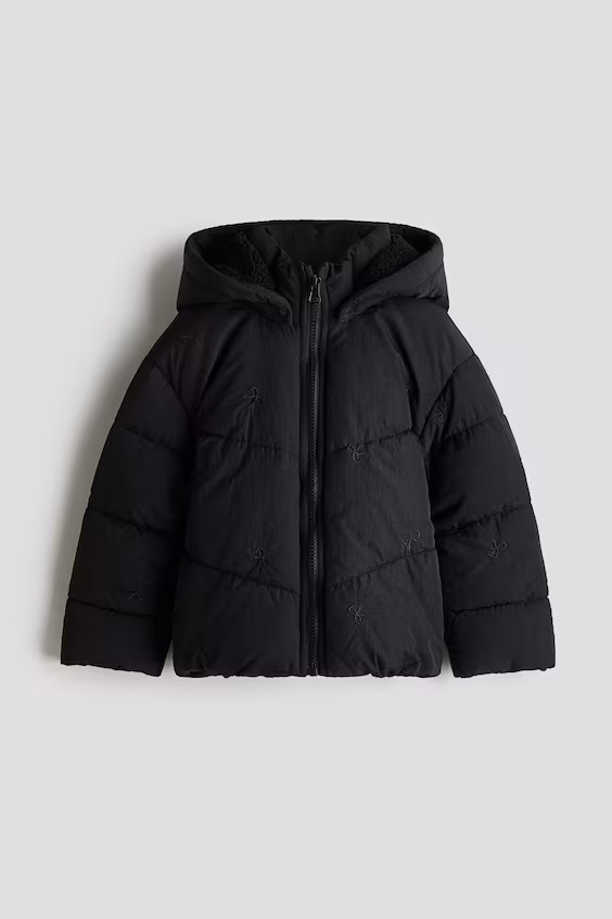 Стеганая куртка с вышивкой h&m