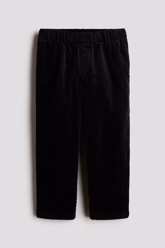 Брюки из хлопкового вельвета h&m