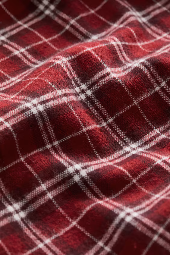 Пижама из хлопковой фланели