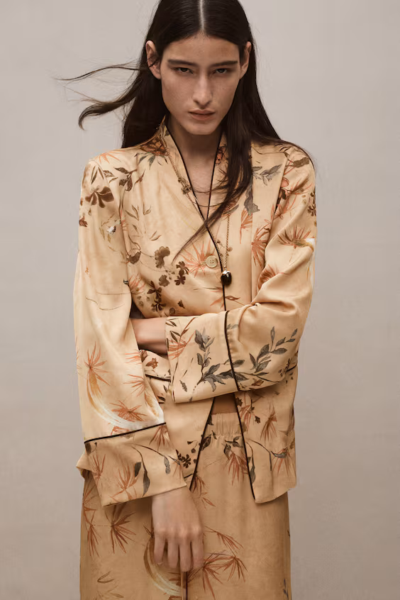Блуза с принтом h&m