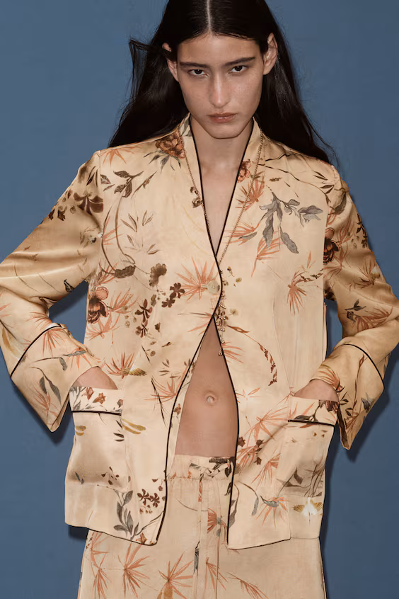 Блуза с принтом h&m
