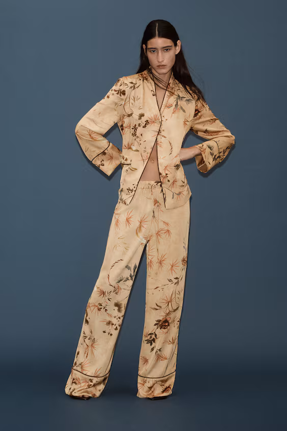 Блуза с принтом h&m