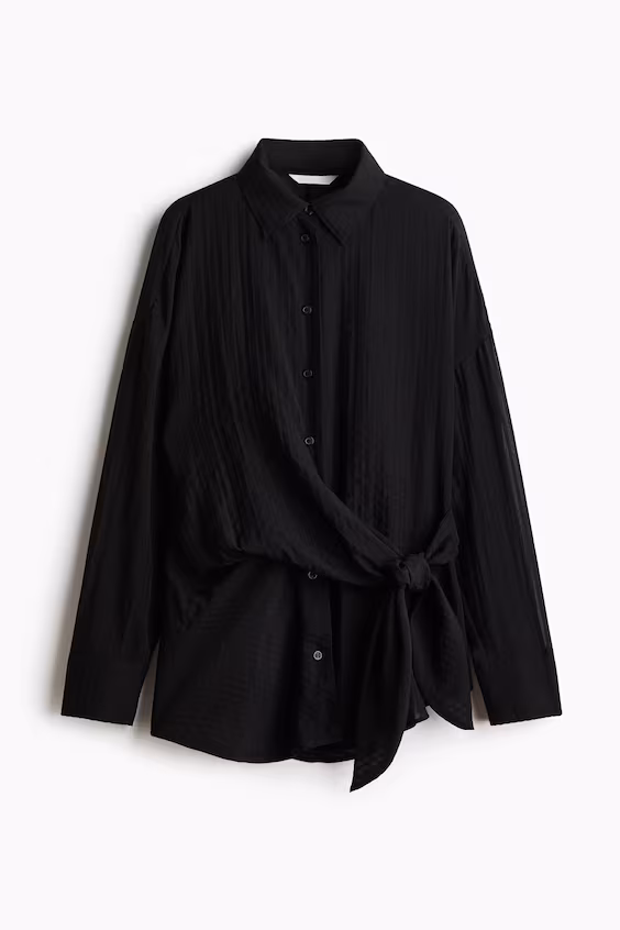 Рубашка с завязками h&m