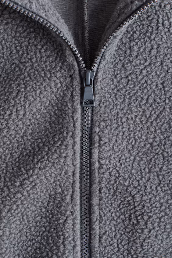Плюшевое пальто h&m