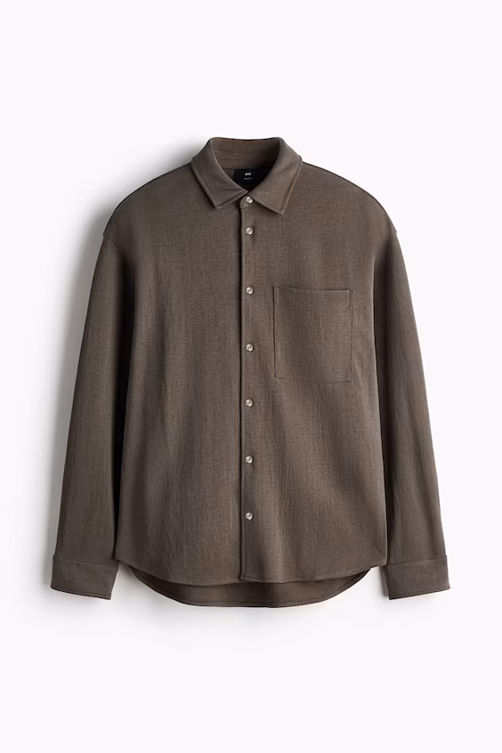 Комфортная футболка из джерси relaxed fit h&m