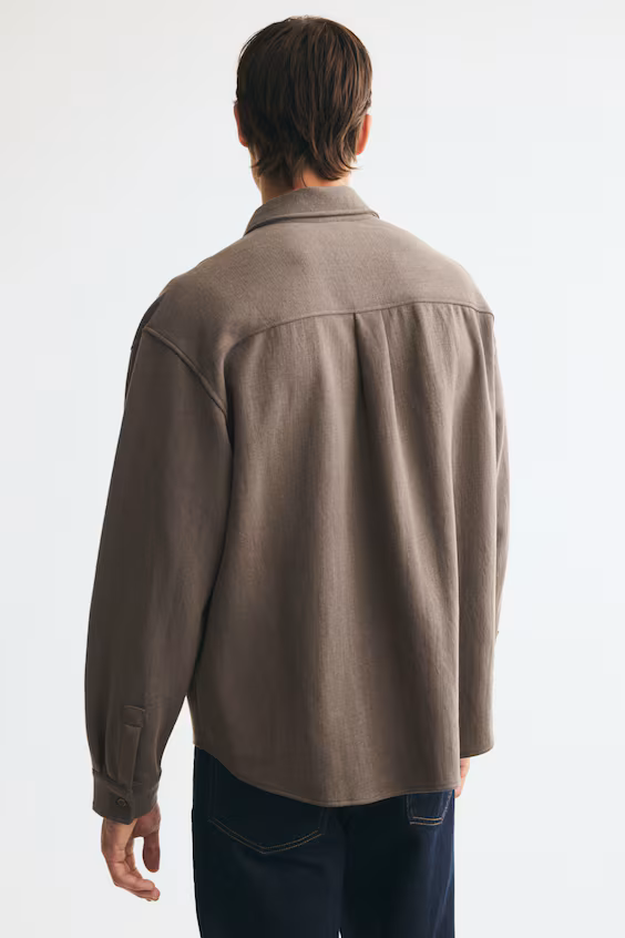 Комфортная футболка из джерси relaxed fit h&m