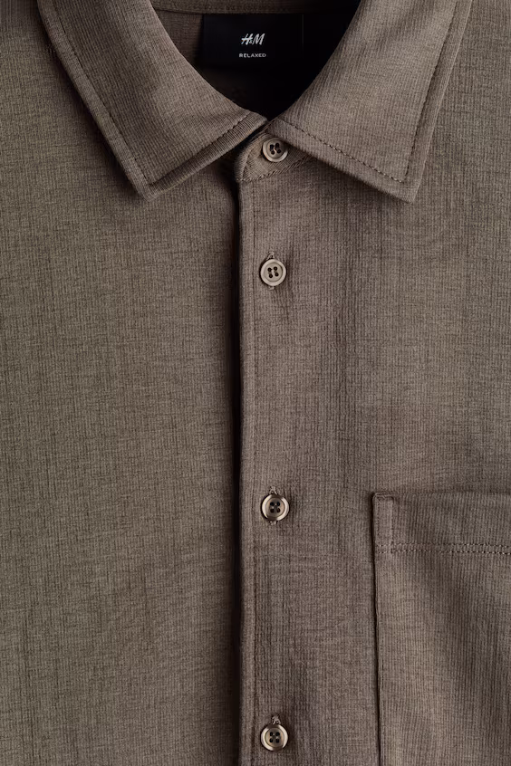 Комфортная футболка из джерси relaxed fit h&m