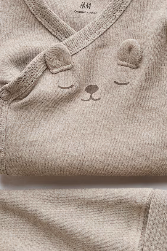 Комплект из 2 предметов из хлопка h&m