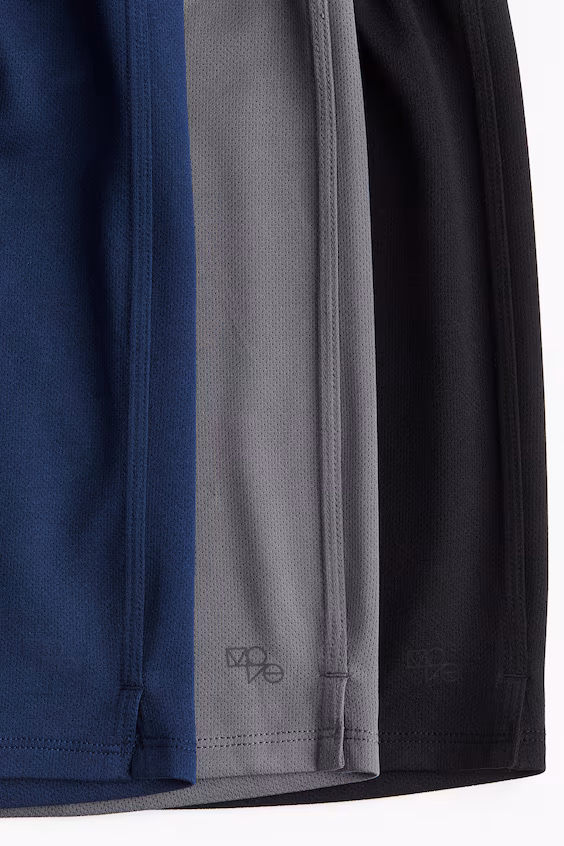 Набор из 3 шортов для занятий спортом из сетчатой ткани drymove™