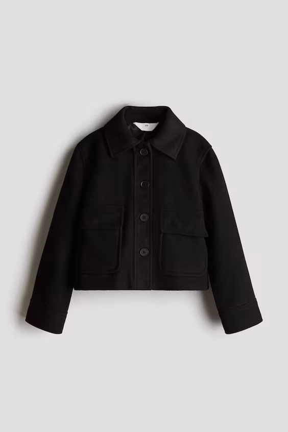 Пальто из войлочной ткани