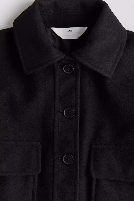 Пальто из войлочной ткани