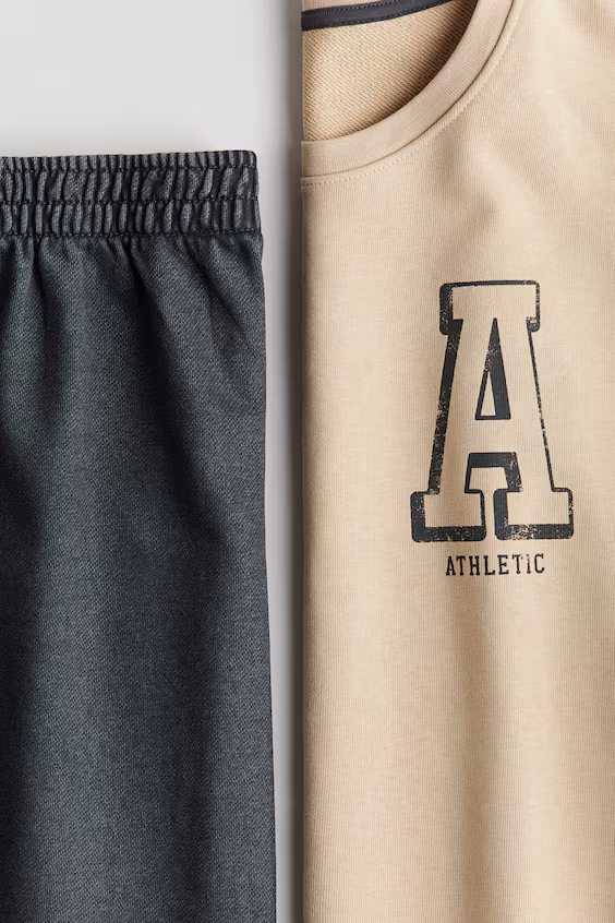 Пижама из мягкого хлопкового футера