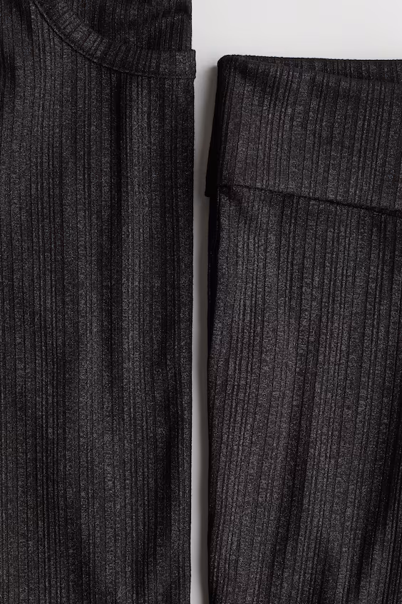 Комплект из 2-х джерси с блестящим эффектом