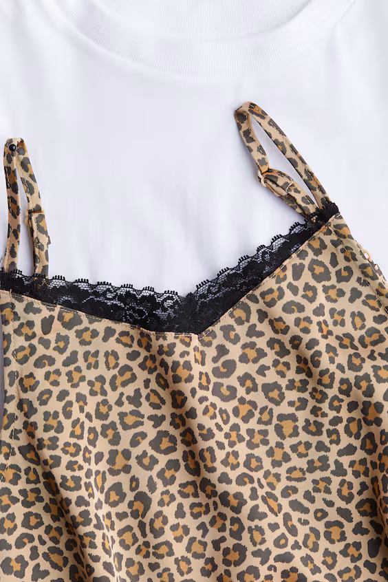 Комплект ночнушка и платье