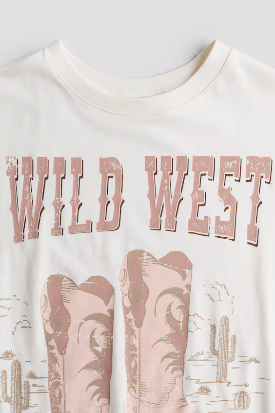 Футболка oversize с принтом