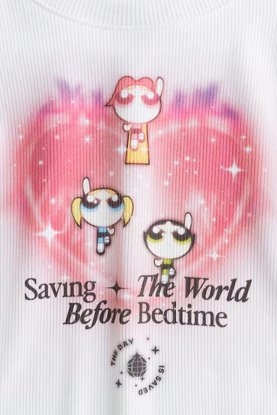 Свитер из джерси с принтом