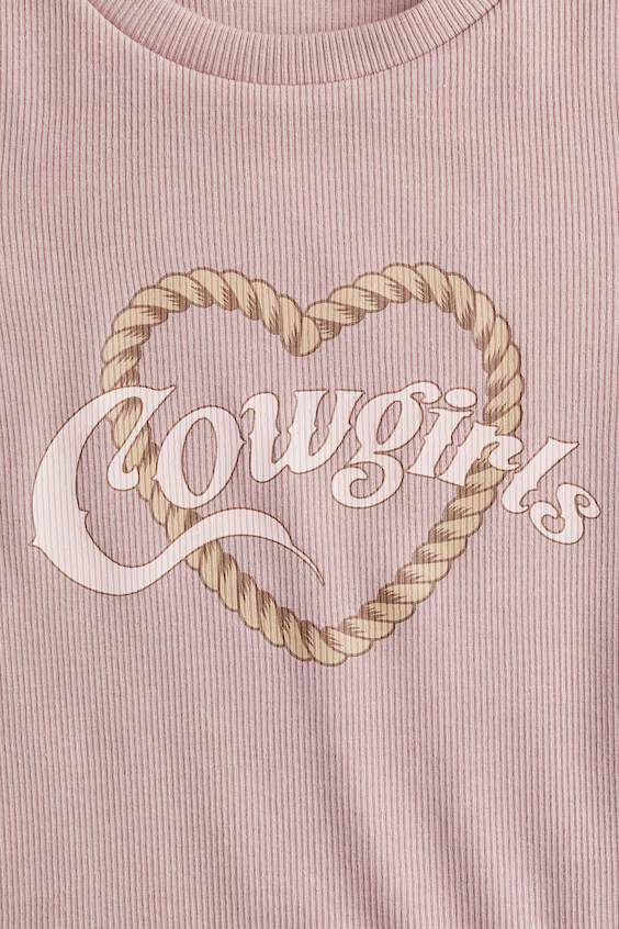 Топ из хлопкового джерси