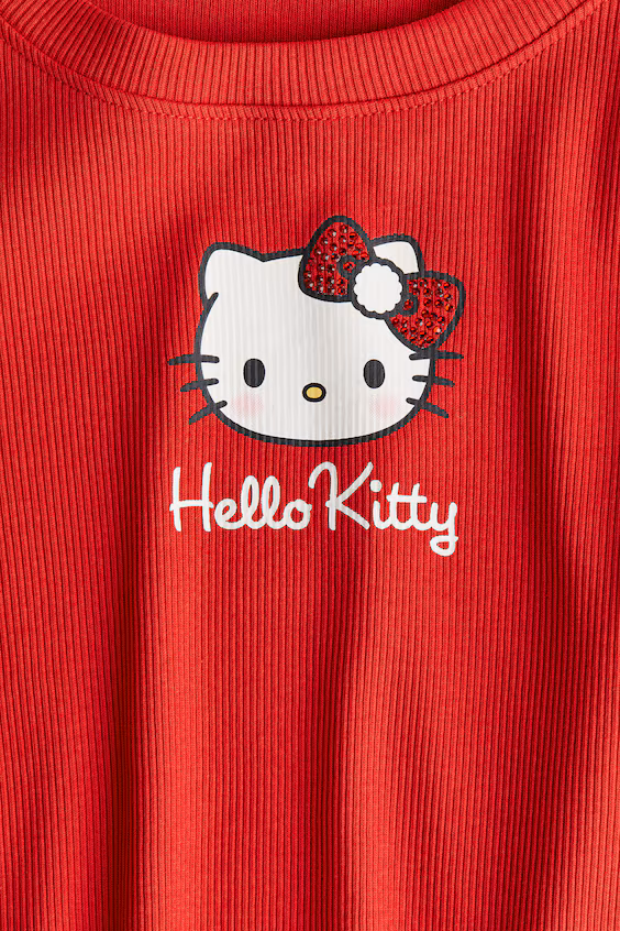 Свитер из джерси с принтом