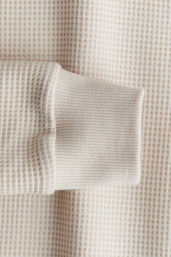 Свитшот в рубчик из хлопка