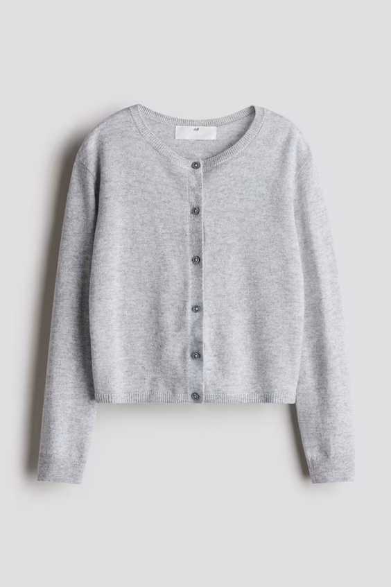 Кардиган из смесовой пряжи с кашемиром